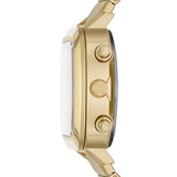 Buy Shop Fossil Retro Analog-Digital Gold Dial Gold Steel Strap Watch for Men - FS5889 USA Online