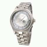 Buy Shop Marc Jacobs Henry Transparent Silver Dial Silver Steel Strap Watch for Women - MBM3337 USA Online