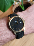 Buy Shop Tissot T Classic Dream Black Dial Black Leather Strap Watch for Men - T033.410.36.051.01 USA Online