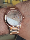Buy Shop Burberry The City Rose Gold Dial Rose Gold Steel Strap Watch for Women - BU9034 USA Online