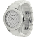 Buy Shop Fossil Ceramic White Dial White Ceramic Strap Watch for Women - CE1002 USA Online