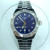Buy Shop Tissot PR 100 Sport Blue Dial Silver Steel Strap Watch For Men - T101.610.11.041.00 USA Online