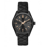Buy Shop Tag Heuer Carrera Special Edition Black Dial Black Leather Strap Watch for Women - WAR1113.FC6392 USA Online