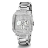 Buy Shop Guess Deco Multifunction Quartz Silver Dial Silver Steel Strap Watch For Women - GW0472L1 USA Online