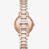 Buy Shop Emporio Armani Cleo Mother of Pearl Dial Two Tone Steel Strap Watch For Women - AR11499 USA Online