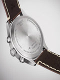 Buy Shop Tissot Chrono XL Vintage Blue Dial Brown Leather Strap Watch For Men - T116.617.16.042.00 USA Online