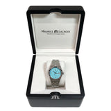 Maurice Lacroix Aikon Automatic Sky Blue Dial Silver Steel Strap Watch For Men - AI6008-SS00F-431-C