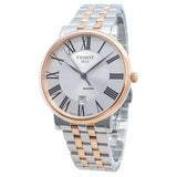 Buy Shop Tissot Carson Premium Powermatic 80 Silver Dial Two Tone Steel Strap Watch For Men - T122.407.22.033.00 USA Online