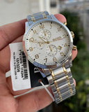 Buy Shop Hugo Boss Areoliner Chronograph White Dial Two Tone Steel Strap Watch for Men - 1513236 USA Online