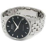 Buy Shop Mido Baroncelli Ii Automatic Black Dial Silver Steel Strap Watch For Men - M8600.4.18.1 USA Online