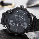 Diesel Mr Daddy 2.0 Chronograph Black Dial Black Stainless Steel Watch For Men - DZ7396