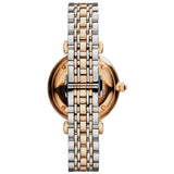 Buy Shop Emporio Armani Gianni T Bar Grey Dial Two Tone Steel Strap Watch For Women - AR1840 USA Online