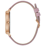 Buy Shop Guess Mariposa Pink Dial Pink Leather Strap Watch for Women - GW0008L2 USA Online