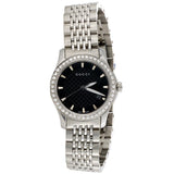 Buy Shop Gucci G Timeless Black Mother of Pearl Diamonds 38mm Watch For Women - YA126509 USA Online