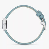 Buy Shop Gucci G-Frame Pastel Blue Mother of Pearl Dial Blue Leather Strap Watch For Women - YA128531 USA Online
