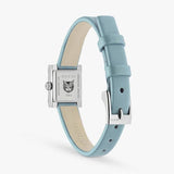Buy Shop Gucci G-Frame Pastel Blue Mother of Pearl Dial Blue Leather Strap Watch For Women - YA128531 USA Online