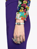 Buy Shop Gucci G-Frame Pastel Blue Mother of Pearl Dial Blue Leather Strap Watch For Women - YA128531 USA Online
