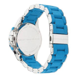Buy Shop Marc Jacobs Rock Chronograph Blue Dial Blue Silicone Strap Watch for Women - MBM2575 USA Online