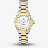 Buy Shop Tag Heuer Aquaracer Mother of Pearl Dial Two Tone Steel Strap Watch for Men - WBD1420.BB0321 USA Online