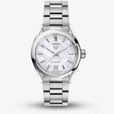 Buy Shop Tag Heuer Carrera Mother of Pearl Dial Silver Steel Strap Watch for Women - WBN2410.BA0621 USA Online