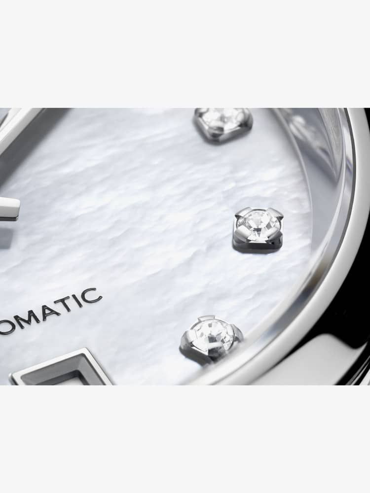 Buy Shop Tag Heuer Carrera Diamonds Mother of Pearl Dial Silver Steel Strap Watch for Women - WBN2412.BA0621 USA Online