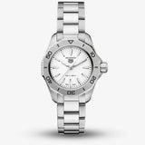 Buy Shop Tag Heuer Aquaracer Professional 200 Quartz White Dial Silver Steel Strap Watch for Women - WBP1411.BA0622 USA Online