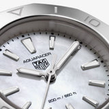 Buy Shop Tag Heuer Aquaracer Professional 200 Quartz Mother of Pearl Dial Silver Steel Strap Watch for Women - WBP1418.BA0622 USA Online