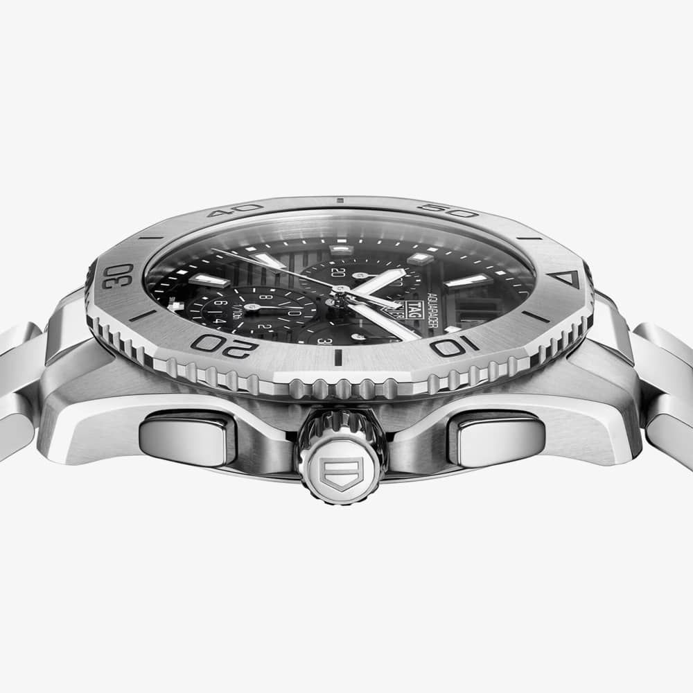 Buy Shop Tag Heuer Aquaracer Professional 200 Date Black Dial Silver Steel Strap Watch for Men - CBP1110.BA0627 USA Online