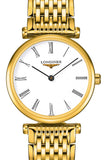 Buy Shop Longines La Grande Classique De Longines White Dial Gold Steel Strap Watch for Women - L4.209.2.11.8 USA Online