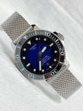 Buy Shop Tissot Seastar 1000 Powermatic 80 Blue Dial SIlver Mesh Bracelet Watch For Men - T120.407.11.041.02 USA Online