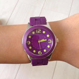 Buy Shop Marc Jacobs Pelly Purple Dial Purple Silicone Strap Watch for Women - MBM2515 USA Online