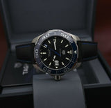 Buy Shop Tag Heuer Aquaracer Calibre 5 Automatic Black Dial Black Nylon Strap Watch for Men - WAY201C.FC6395 USA Online
