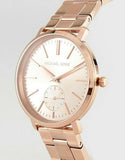 Buy Shop Michael Kors Jaryn Quartz Rose Gold Dial Rose Gold Steel Strap Watch For Women - MK3501 USA Online
