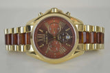 Buy Shop Michael Kors Bradshaw Chronograph Burgundy Dial Two Tone Steel Strap For Women - MK6269 USA Online