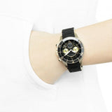 Buy Shop Marc Jacobs Rock Chronograph Black Dial Black Silicone Strap Watch for Women - MBM2598 USA Online