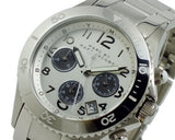 Buy Shop Marc Jacobs Marc Chronograph Silver Dial Silver Steel Strap Watch for Men - MBM3155 USA Online