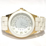 Buy Shop Marc Jacobs Pelly White Dial White SIlicone Strap Watch for Women - MBM2525 USA Online