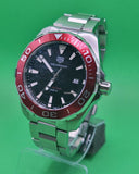 Tag Heuer Aquaracer 43mm Black Dial Silver Steel Strap Watch for Men - WAY101B.BA0746