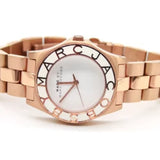 Buy Shop Marc Jacobs Blade White Dial Rose Gold Steel Strap Watch for Women - MBM3076 USA Online