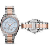 Buy Shop Michael Kors Bryn Quartz Blue Dial Two Tone Steel Strap Watch For Women - MK6136 USA Online