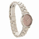 Buy Shop Marc Jacobs Baker Pink Dial Silver Steel Strap Watch for Women - MBM3283 USA Online