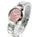 Gucci G Timeless Pink Dial Silver Steel Strap Watch For Women - YA126524