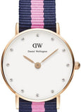 Buy Shop Daniel Wellington Classy Winchester White Dial Two Tone NATO Strap Watch For Women - DW00100065 USA Online