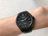 Buy Shop Seiko Presage Sharp Edged Series Black Dial Black Steel Strap Watch For Men - SPB229J1 USA Online