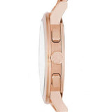 Burberry The City Grey Dial Rose Gold Steel Strap Unisex Watch - BU9754