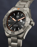 Tag Heuer Aquaracer Bamford Automatic Black Dial Grey Steel Strap Watch for Men - WAY208F.BF0638