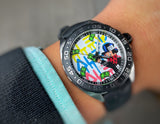 Buy Shop Tag Heuer Formula 1 Alec Monopoly Special Edition Black Rubber Strap Watch for Men - WAZ1117.FT8023 USA Online
