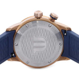 Maurice Lacroix Pontos Divers Limited Edition Blue Dial Blue Leather Strap Watch For Men - PT6248-BRZ0B-430-4