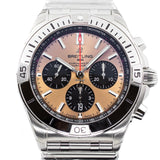 Buy Shop Breitling Chronomat B01 42 Brown Dial Silver Steel Strap Watch for Men - AB0134101K1A1 USA Online