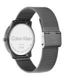 Buy Shop Calvin Klein Minimal Grey Dial Grey Mesh Bracelet Watch for Men - K3M517P4 USA Online